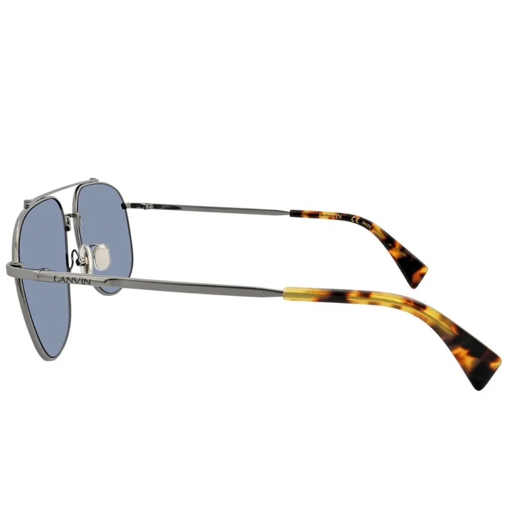Lanvin Blue Pilot Unisex Sunglasses NEW /no box MODEL LNV11OS 050 60